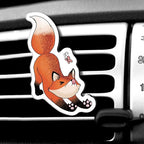 WIRESTER Fresh Scented Car Air Freshener Vent Clip, Decorative Accessories, Interior Decoration for Cars - Cute Animal Butt, Cute Dog Cat, Dog Butt Looking Back, Dog Lying