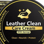 Leather Protection Cream, Cleaning Stain Removal Balm, Leather Cleaner and Conditioner for Seats Sofas Bags Car Vehicle Indoor Outdoor Garage Use