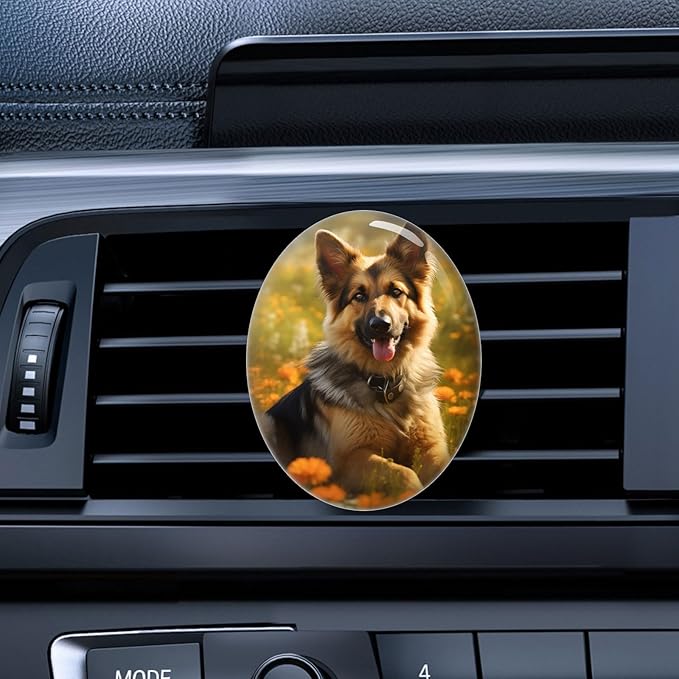 Personalized Car Air Vent Clip Pack of 2 with Your Photo and Text,Custom Different Scents Car Air Vent Clip,Interior Decoration,Decorative Accessories