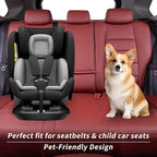 coverdream Rav4 Seat Covers Custom Fit for 2019-2025 Toyota RAV4 LE,XLE,XLE Premium,Limited SUV,Fully Covered,Luxury Waterproof Leather Car Seat Protector(Full Set,Wine Red)