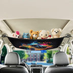 Generic Sea Turtles Car Ceiling Cargo Net for SUV, Car Ceiling Storage Bag,Truck Netting for Cargo,Load Capacity Truck Interior Accessories for Van,Double-Layer Mesh Car Roof Camping Essentials