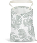 Car Trash Bag Car Garbage Bag Hanging Cars Trash Can, Waterproof Cars Back Seat Organizer for Vehicle Travelling Campingg Eucalyptus Palm Leaves Decor