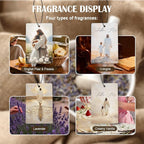 Jesus Christian Car Air Freshener 4 Pcs, Jesus with Children Religious Bible Verse Hanging Air Freshener for Cars Closet Drawer Books, Christian Car Accessories for Women Girls