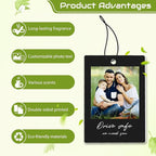 Custom Air Fresheners with Picture, Personalized Air Freshener for Cars, Customized Photo Gift with Scents for Family and Lovers