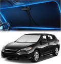 Windshield Sunshade for Subaru Impreza 2017-2023 WRX Sedan WRX Hatchback WRX STI – Upgraded Double-Layer Design, Mirror Cut-Out, Blocks 99% UV Rays, Easy-Fold Subaru Impreza Windshield Sun Shade