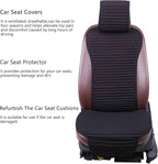 Suninbox Car Seat Covers,Cloth Cars Seat Covers,Universal Fabric Car Seat Covers,Front Seats Only Air Bag Compatible,Cooling Car Seat Protector,Buckwheat Hull Breathable Comfortable Ventilated,Black