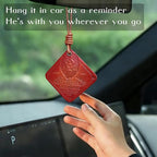 Leather Scented Car Air Freshener Encouragement Gifts for Men Lion Be Strong and Courageous Bible Verse Gifts for Men Cool Air Freshener for Cars Leather