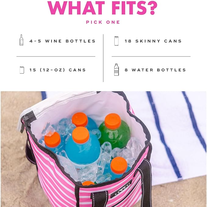 SCOUT Pleasure Chest - Soft, Lightweight, Insulated Cooler, Fits 5 Wine Bottles, Cooler for Beach, Pool, Boat, and Picnics
