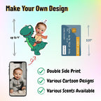 FIMILOVE Custom Air Freshener for Car with Face and Cartoon Body, Personalized Gift for Valentine’s Day Birthday- Ideal for Car Wardrobe Bathroom Hanging Ornaments