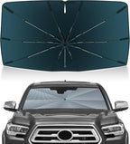 Autorder Windshield Sun Shade Umbrella for 2016-2026 Toyota Tacoma Accessories,Upgraded Ice Crystal Material,Easy Setup Umbrella Sunshade for Car Windshield,100% Sun Blocking
