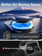 Ceeniu Smart Car Air Fresheners, Premium Scenic Fragrance Car Diffuser, Auto On/Off, Adjustable Intensity, Sandalwood Cologne & Cherry Blossom Lasts for 4 months, 2025 New CF8 Automotive Freshener