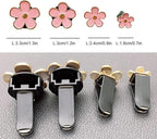 8pcs Cute Five-Petal Flower Car Air Vent Fragrance Clip Daisy Car Air Freshener Air Conditioning Outlet Clip Car Inter Decor (light pink purple, Ocean)