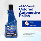 ABRO Blue Car Polish: Scratch Remover for Vehicles and Car Paint Scratch Repair Restorer Wax, Polishing Compound for Car Detailing, Paint Scratch Repair for Vehicles, Car Scratch Remover 16oz.