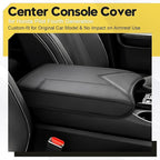 FIILINES Center Console Cover for Honda Pilot 2023-2025 2026, Ridgeline/Passport 2024-2026, with Hidden Pockets Armrest Cover Pad Cushion Protector Pilot Accessories Armrest Cover Anti-Scratch