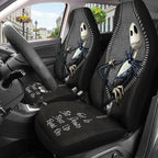 GENANY Nightmare Skellington Car Seat Covers Set of 2, Horror Breathable Front Seat Covers for Truck Sedan SUV, Spooky Car Accessories, Horror Gift for Women Men