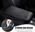 Car Center Console Cover, Car Armrest Cushion, Car Arm Rest Cover Pad, Car Center Console Cushion Pad, Middle Console Cover, Car Accessories, Universal for Most Cars (Black #1 PC)