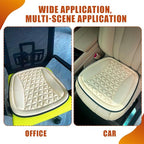 Seat Covers for Cars, Car Seat Cooling Pad, Comfortable Breathable Front Vehicle Cover Cooling Pad, Automotive Accessories Anti-Slip Ventilated Auto Protectors Universal for SUV Truck (Beige)