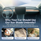 Autorder Windshield Sun Shade Umbrella for 2022-2025 2026 Honda Civic Accessories,Upgraded Ice Crystal Material,Easy Setup Umbrella Sunshade for Car Windshield,100% Sun Blocking