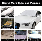 Car Windshield Cover Sun Shade,All Weather Windshield Sunshade Cover Fits Most Cars SUV