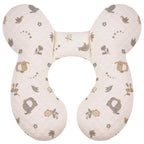 Baby Travel Pillow Upgraded, Soft Baby Head Support Pillow for Newborn Toddler, Babies Neck Car Seat, Pushchair and Strollers, Flower