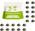 Activated Charcoal Odor Absorber 10 Pack (20 * 20g), Natural Air Purifying Bags, Refrigerator Deodorizer, Shoe & Closet Odor Eliminator, Reusable Non-Toxic Air Freshener for Home Car Basement