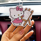 4 Pack Cute Car Air Freshener - Strawberry Scent, Funny Decor Hanging Fresheners for Car Interior & Room Decorations