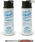 Smilyeez Listing for BG Frigi-Fresh Automotive Air Conditioning Cleaner and Freshener Spray (5.5 oz.) PN 708 (2 Cans) - Eliminate Odors - with Pocket Screwdriver