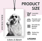 Lacama Retro Poodle Golden Retriever Dachshund Car Air Freshener 3Pcs, Funny Poodle Goldie Weiner Dog Cars Scents Air Freshener for Women Girls Gifts, Dog Car Accessories Interior Mirror Decor Hanging