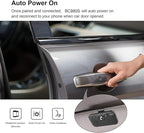 Handsfree Bluetooth Car Kit for Cell Phone, Wireless Bluetooth Speaker for Car, AUTO Power ON Support Siri Google Voice Assistant Hands Free Phone Speakerphone with Visor Clip-BC980SA