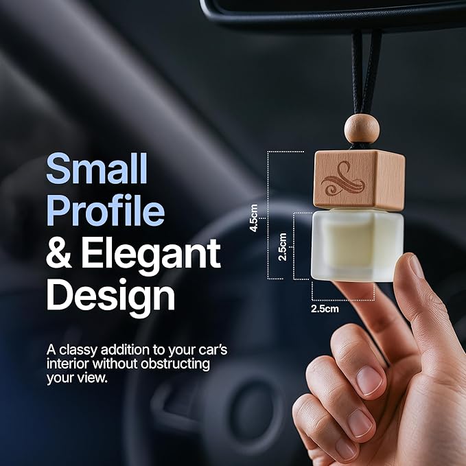 Solvere Diffuser with Vent Clip | Strong Automotive Freshener Long Lasting | Powerful Car Fresheners for Men with Odour Eliminating Technology | Luxury Air Freshener by Perfa