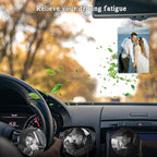 Custom Air Freshener for Car, Personalized Car Air Fresheners with Pictures, Your Photo On Customized Air Freshener Both Sides, Cars Decorations for Women Men(4 Count (Pack of 1))