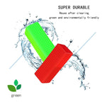 2pcs Pet Dog Cat Hair Remover, Pet Hair Removal Tool, Hollow Cleaner Brush for car，Interior, Furniture, Sofa (red and green)