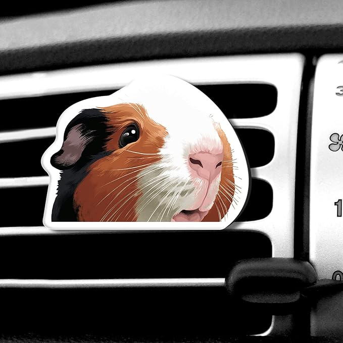 WIRESTER Fresh Scented Car Air Freshener Vent Clip, Decorative Accessories, Interior Decoration for Cars - Cute Animals, Nursery Animals, Chickens, Birds