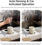 Auto-Start/Stop 2-in-1 Car Diffuser, Waterless Essential Oil Diffuser & Auto Air Freshener for Home Aromatherapy, Cordless Adjustable Fragrance Diffuser Compatible with 5/10/15ml Bottles