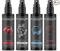 Blackline Car Care - Variety Pack Air Fresheners, Long-Lasting, Oder Eliminator, for Cars, Trucks, SUV, or Home Use - 8 fl OZ - Teakwood, Ocean Breeze, Dark Ice, Wild Cherry Air Fresheners