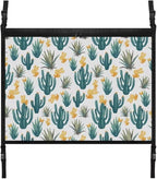 Cactus Pattern Car Roof Storage Bag Multi-Purpose Seat Organizer Car Bag Storage Box Organizer Pouch Pocket Car Travel Accessories Compatible with Most Cars