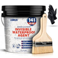 Transparent Waterproof Sealant, 141 Oz Transparent Waterproof Coating for Roof Repair, Walls, Window, Bathroom, Kitchen, Water-Based Clear Sealant, Indoor & Outdoor Invisible Waterproof Agent