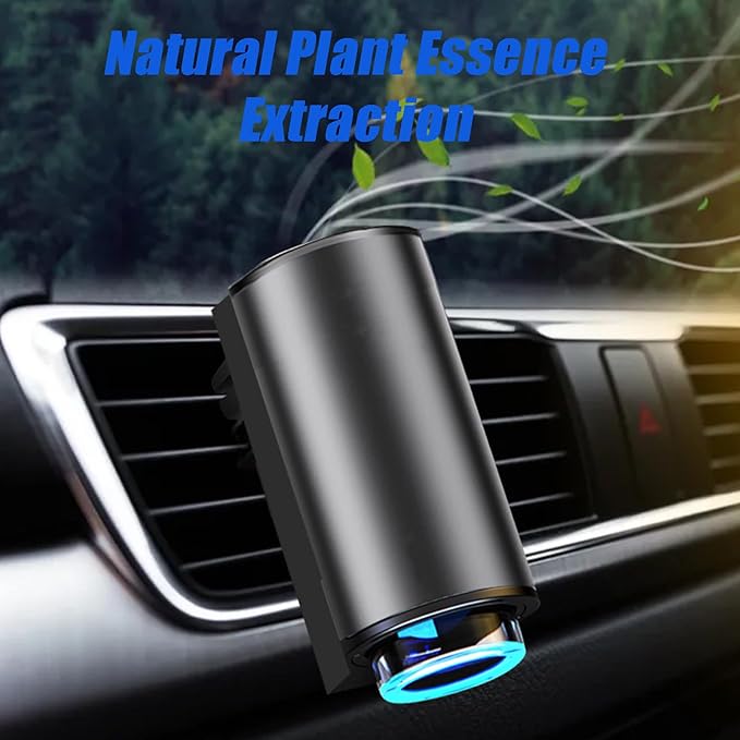 Smart Car Air Freshener Diffuser, Aromatizante Para Carro Inteligente Intelligent Car Aroma, Smart Car Air Freshener with Three Adjustable Auto On Off (Only Aromatherapy Oil, Rose)