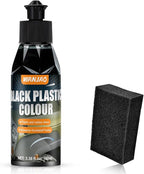 100ML Car Plastic Restorer Black, Black Trim Restorer Automotive with Sponge, Renew Protect Faded Trim Bumpers Dashboards Long Lasting Shine Easy to Apply for Cars RVs Vehicles and Motorcycles