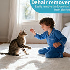Pet Hair Remover Special Cat and Dog Hair Remover Multi Fabric Edge and Carpet Rake Scraper Dog Hair Remover for Rugs, Couch and Pet Towers(Silicone and ABS)