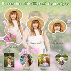Custom Air Fresheners with Picture - Personalized Air Freshener for Car, Double Sided Customizable Photo Text,Birthday Wedding for Men Women Girlfriend Boyfriend (Crop)