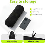 Leader Accessories Black Waterproof Sweat Towel Seat Cover Universal Non-Slip for Car Truck SUV Seat for Dog & Kid Workout Outdoor OR Sport Activities
