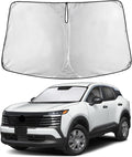 EcoNour Windshield Sunshade Compatible for Nissan Kicks 2025 2026, Sun Visor for Front Windshield & Window Sun Shade Cover, UV Heat Blocker & Protector, Car Accessories