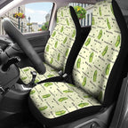 GENANY Pickle Car Seat Covers Set of 2, Breathable Front Seat Covers for Truck Sedan SUV, Funny Car Accessories, Funny Pickle Gift for Women Men