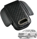 Upgrade Car Center Console Armrest Pad for Honda CR-V 2026 2012 Models, Comfortable Memory Foam Cushion Cover with Tissue Box & Side Storage Bag, Premium PU Leather 3-in-1 Car Armrest Cover(Black)