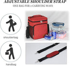 TuErcao Insulated Cooler Bag 6/24 Can Collapsible Leakproof Soft Sided Cooler for Car, Portable Foldable Small Ice Chest for Beach Camping Picnic Travel, 5/15qt Lunch Box for Men Work
