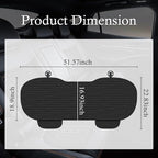 Car Back Seat Cover,Non-Slip & Breathable Bench Seat Cover with Side Pockets for Car Storage & Protecting Interiors,Universal All-Season Seats Back Protector for Most Cars,SUVs (Rear Seat Cover)