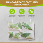 Hanging Bamboo Charcoal Natural Odor Absorber for Clothing, Closets, Wetsuits, Gym Bags & More – Fragrance-Free, Chemical Free, Reusable, Long-Lasting (3-Pack)