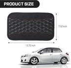 Car Center Console Cushion Pad, 12.72"×7.52" Leather Waterproof Auto Armrest Seat Box Protector, Car Center Console Cover, Universal Interior Decor Car Accessories for SUV Truck (Black)