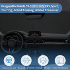 Custom Fit Windshield Sun Shade for Mazda CX-5 2017-2026 Foldable Sunshade Sun Visor Protector CX5 SUV Accressories Wind Shield Blocks UV Rays & Keeps Car Cooler